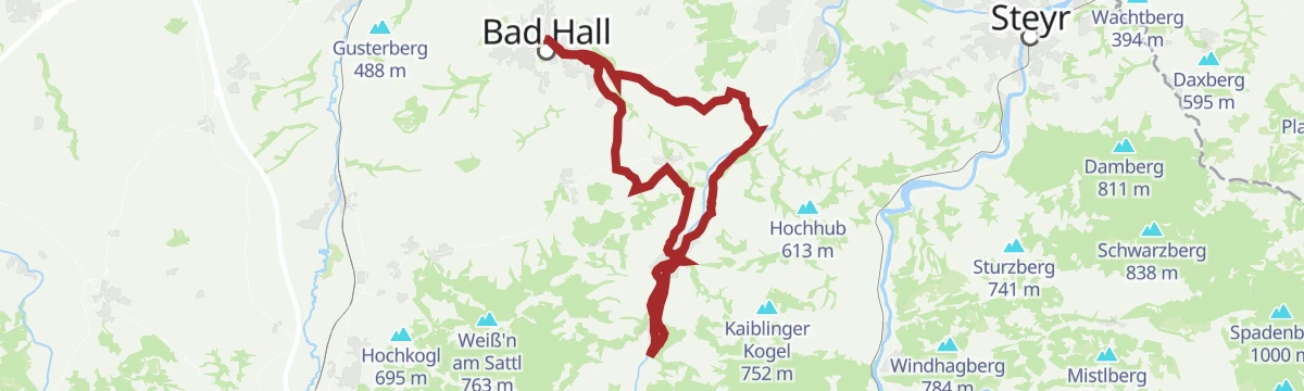 Route map: 357 Radtour "Messererweg"